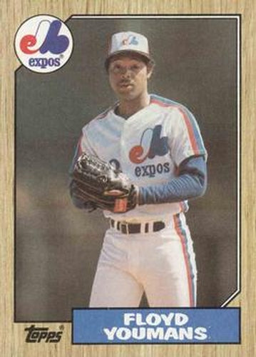 #105 Floyd Youmans - Montreal Expos - 1987 Topps Baseball