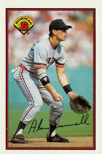 #105 Alan Trammell - Detroit Tigers - 1989 Bowman Baseball