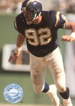 #105 Burt Grossman - San Diego Chargers - 1991 Pro Set Platinum Football