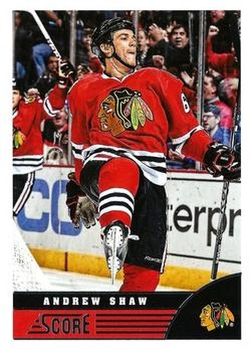 #105 Andrew Shaw - Chicago Blackhawks - 2013-14 Score Hockey