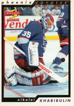 #105 Nikolai Khabibulin - Phoenix Coyotes - 1996-97 Score Hockey