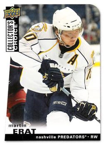 #105 Martin Erat - Nashville Predators - 2008-09 Collector's Choice Hockey