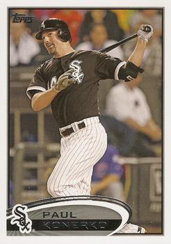 #105 Paul Konerko - Chicago White Sox - 2012 Topps Baseball