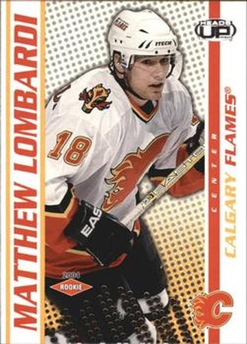 #105 Matthew Lombardi - Calgary Flames - 2003-04 Pacific Heads Up Hockey