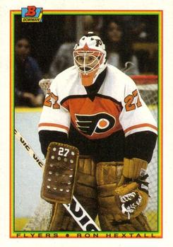 #105 Ron Hextall - Philadelphia Flyers - 1990-91 Bowman Hockey