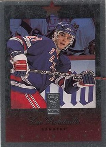 #105 Luc Robitaille - New York Rangers - 1995-96 Donruss Elite Hockey
