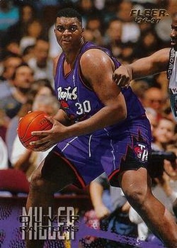 #105 Oliver Miller - Toronto Raptors - 1996-97 Fleer Basketball