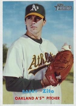 #105 Barry Zito - Oakland Athletics - 2006 Topps Heritage Baseball