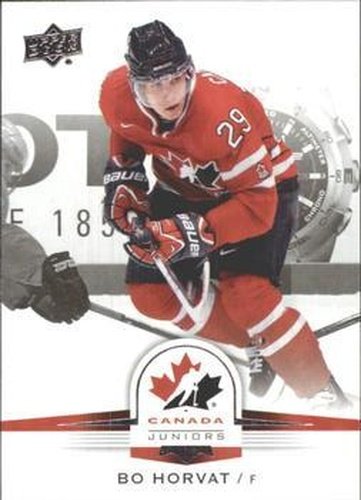 #105 Bo Horvat - Canada - 2014-15 Upper Deck Team Canada Juniors Hockey
