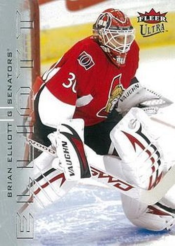 #105 Brian Elliott - Ottawa Senators - 2009-10 Ultra Hockey