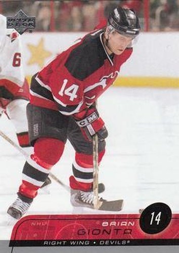 #105 Brian Gionta - New Jersey Devils - 2002-03 Upper Deck Hockey
