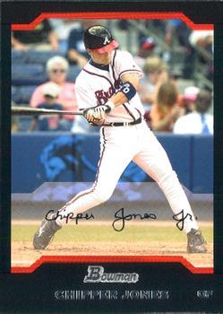 #105 Chipper Jones - Atlanta Braves - 2004 Bowman Baseball