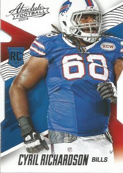 #105 Cyril Richardson - Buffalo Bills - 2014 Panini Absolute - Retail Football
