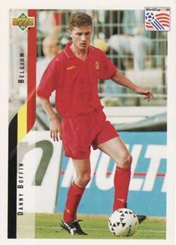 #105 Danny Boffin - Belgium - 1994 Upper Deck World Cup Contenders English/Spanish Soccer