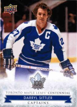 #105 Darryl Sittler - Toronto Maple Leafs - 2017 Upper Deck Toronto Maple Leafs Centennial Hockey