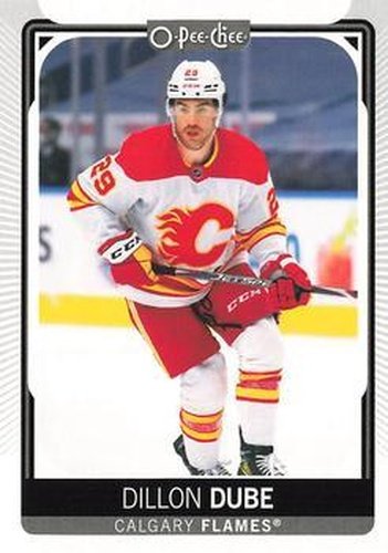 #105 Dillon Dube - Calgary Flames - 2021-22 O-Pee-Chee Hockey