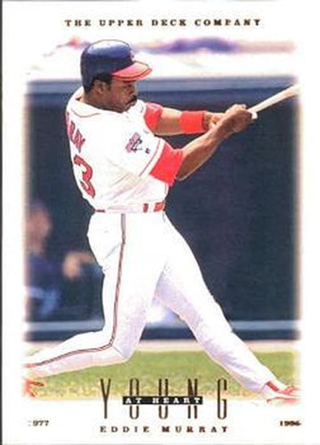 #105 Eddie Murray - Cleveland Indians - 1996 Upper Deck Baseball