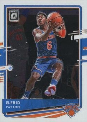 #105 Elfrid Payton - New York Knicks - 2020-21 Donruss Optic Basketball