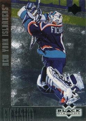 #105 Eric Fichaud - New York Islanders - 1996-97 Upper Deck Black Diamond Hockey