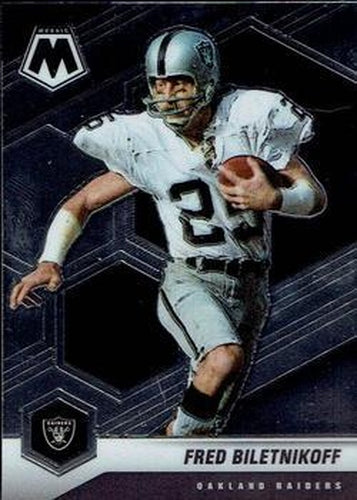 #105 Fred Biletnikoff - Oakland Raiders - 2021 Panini Mosaic Football