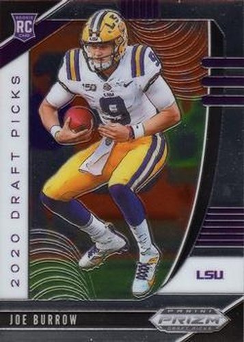 #105 Joe Burrow- LSU Tigers - 2020 Panini Prizm Draft Picks Football