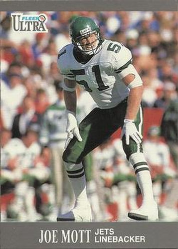 #105 Joe Mott - New York Jets - 1991 Ultra Football