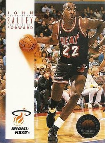 #105 John Salley - Miami Heat - 1993-94 SkyBox Premium Basketball
