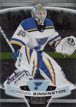 #105 Jordan Binnington - St. Louis Blues - 2019-20 O-Pee-Chee Platinum Hockey