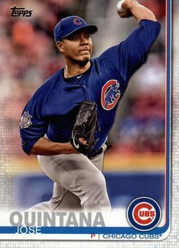 #105 Jose Quintana - Chicago Cubs - 2019 Topps Baseball