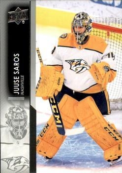 #105 Juuse Saros - Nashville Predators - 2021-22 Upper Deck Hockey