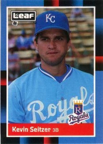 #105 Kevin Seitzer - Kansas City Royals - 1988 Leaf Baseball