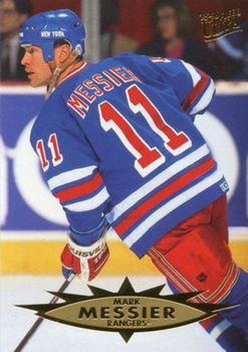 #105 Mark Messier - New York Rangers - 1995-96 Ultra Hockey