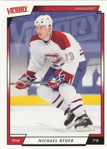 #105 Michael Ryder - Montreal Canadiens - 2006-07 Upper Deck Victory Hockey