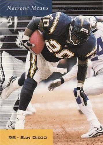 #105 Natrone Means - San Diego Chargers - 1999 Donruss Football