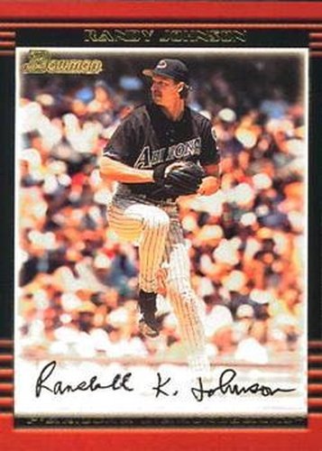#105 Randy Johnson - Arizona Diamondbacks - 2002 Bowman Baseball