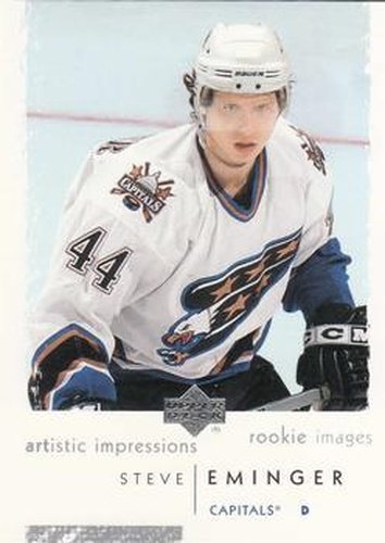 #105 Steve Eminger - Washington Capitals - 2002-03 UD Artistic Impressions Hockey