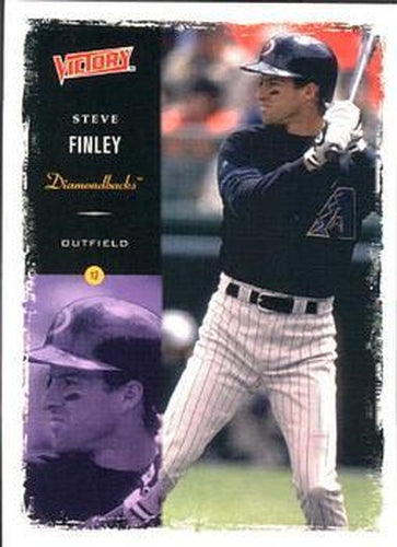 #105 Steve Finley - Arizona Diamondbacks - 2000 Upper Deck Victory Baseball