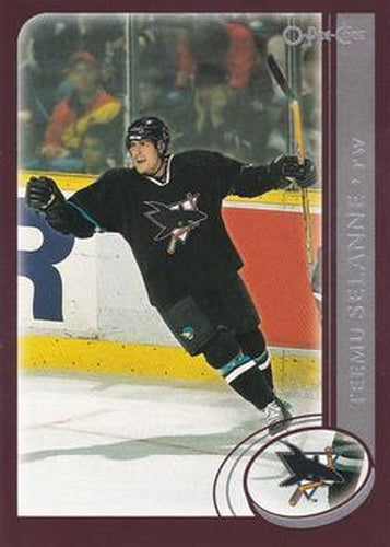 #105 Teemu Selanne - San Jose Sharks - 2002-03 O-Pee-Chee Hockey