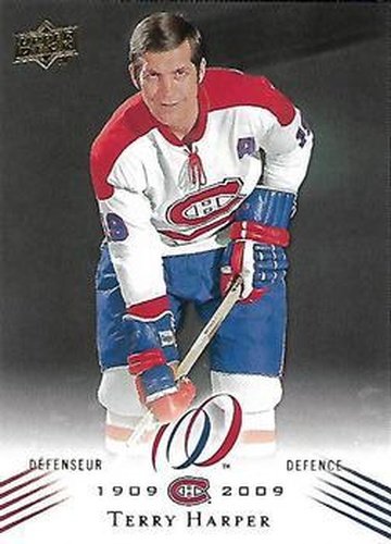 #105 Terry Harper - Montreal Canadiens - 2008-09 Upper Deck Montreal Canadiens Centennial Hockey