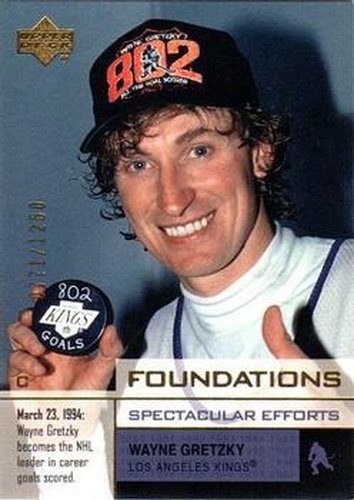 #105 Wayne Gretzky - Los Angeles Kings - 2002-03 Upper Deck Foundations Hockey
