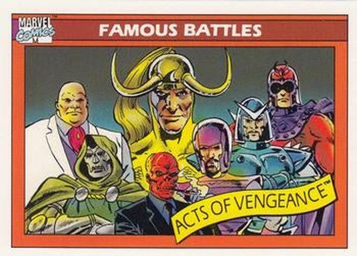 #105 Acts of Vengeance - 1990 Impel Marvel Universe