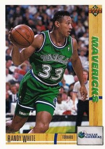 #105 Randy White - Dallas Mavericks - 1991-92 Upper Deck Basketball