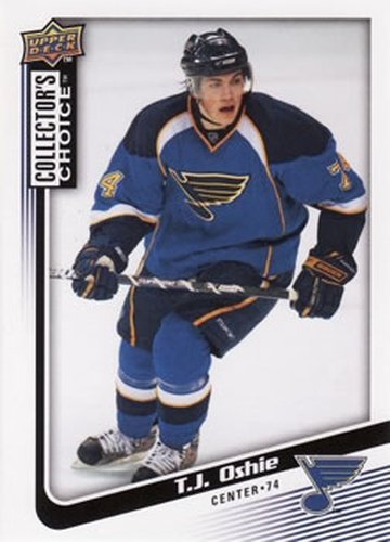 #105 T.J. Oshie - St. Louis Blues - 2009-10 Collector's Choice Hockey
