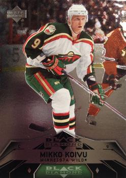 #105 Mikko Koivu - Minnesota Wild - 2007-08 Upper Deck Black Diamond Hockey