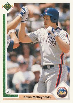 #105 Kevin McReynolds - New York Mets - 1991 Upper Deck Baseball