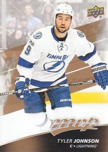 #105 Tyler Johnson - Tampa Bay Lightning - 2017-18 Upper Deck MVP Hockey