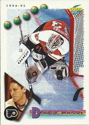 #105 Dominic Roussel - Philadelphia Flyers - 1994-95 Score Hockey