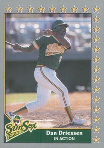 #105 Dan Driessen - Fort Myers Sun Sox - 1990 Pacific Senior League Baseball