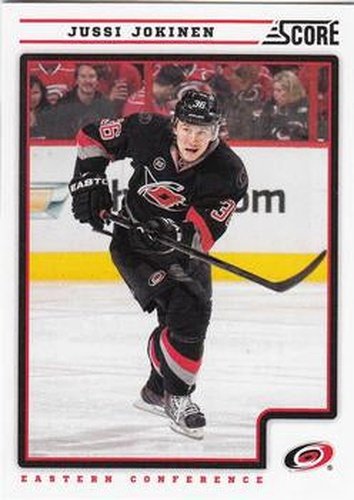 #105 Jussi Jokinen - Carolina Hurricanes - 2012-13 Score Hockey