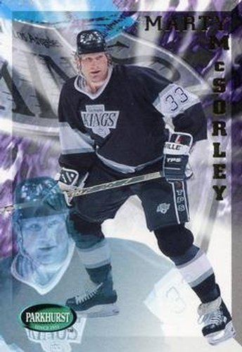 #105 Marty McSorley - Los Angeles Kings - 1995-96 Parkhurst International Hockey